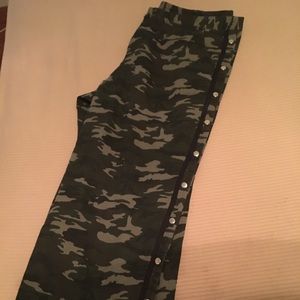 Fashion nova ship snap camouflage pants